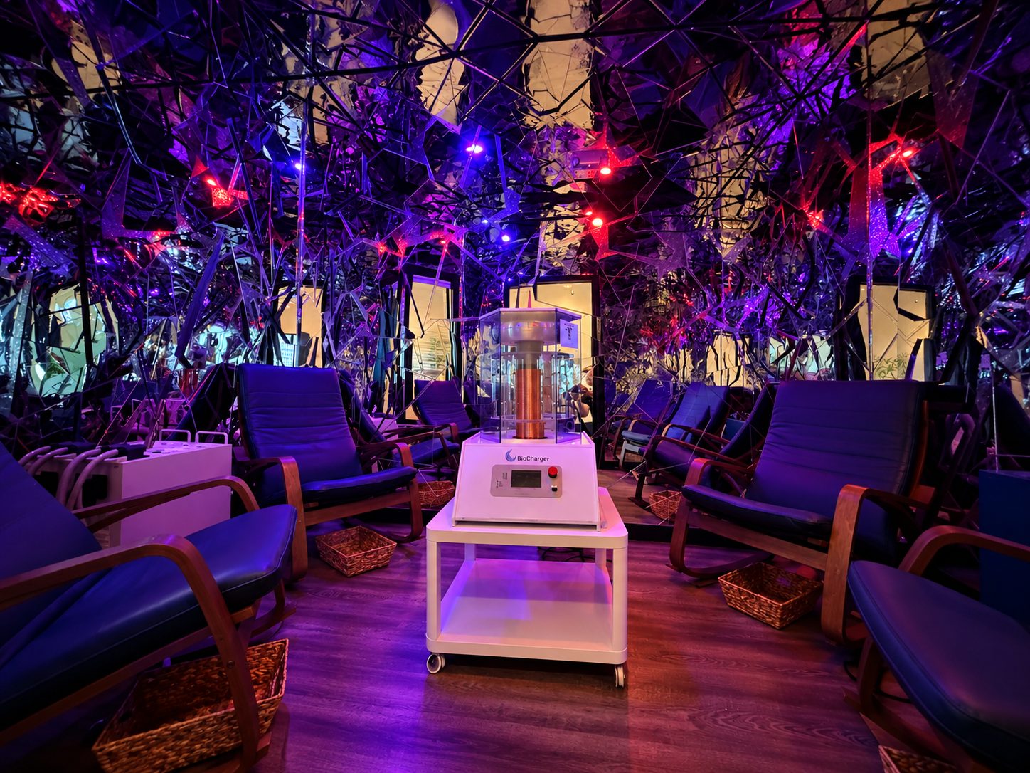 BioShift room with BioCharger and PEMF chairs