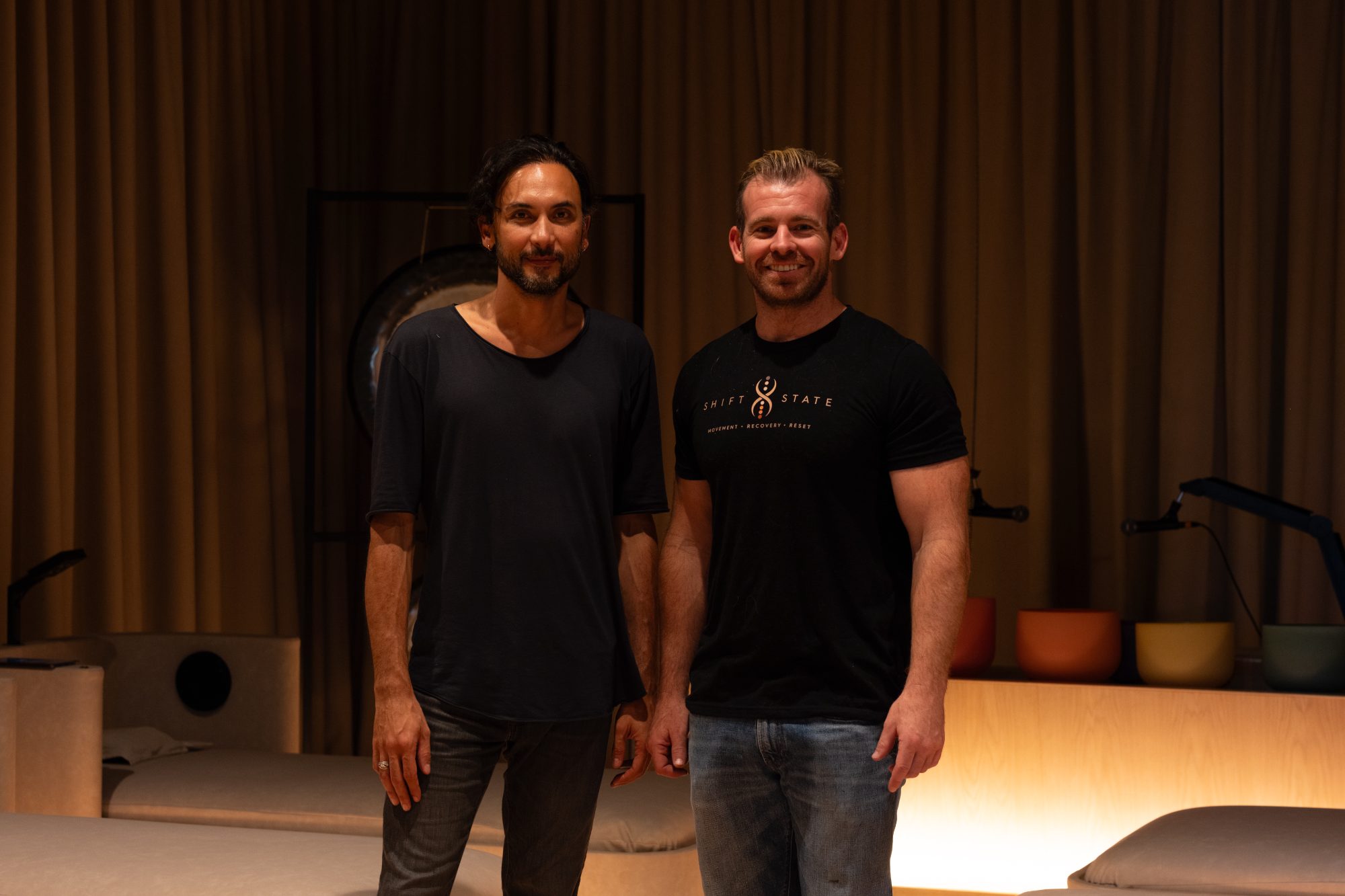 Laurent Svara and Zach Derr in the Enfold LSV room