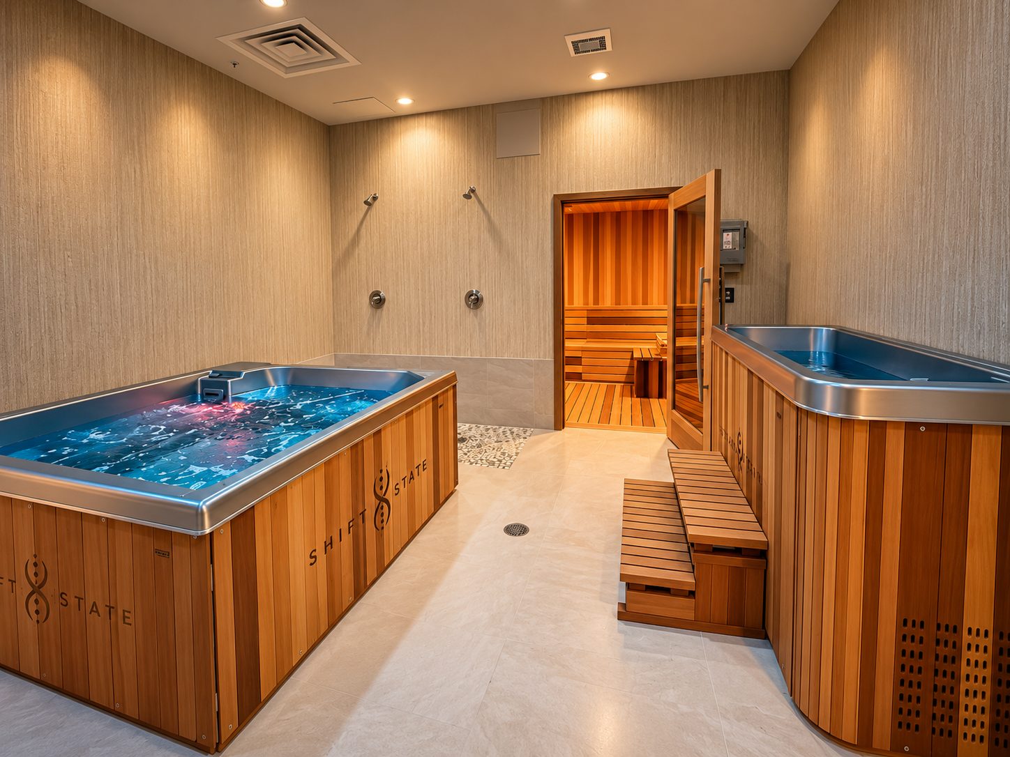 Shift Spa sauna, hot tub and cold plunge
